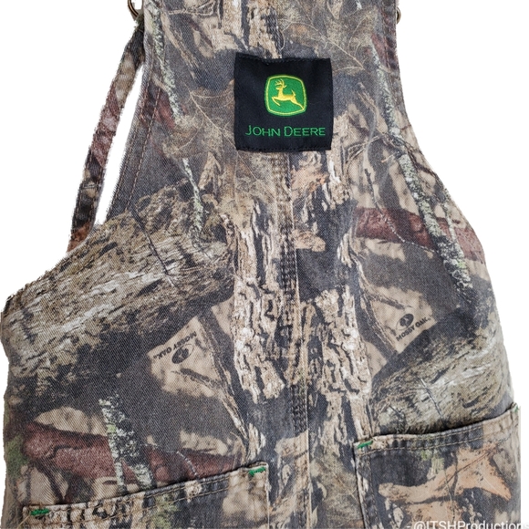 11) JOHN DEERE Kids Overalls Sz. 5 Big Kids - Picture 6 of 7